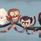Illustration for article titled Doctor Hoo gives you all 11 Doctors, if they were owls